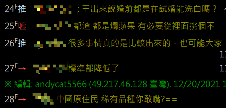 羅志祥和王力宏的比較引起很多網友討論。 圖：翻攝自PTT