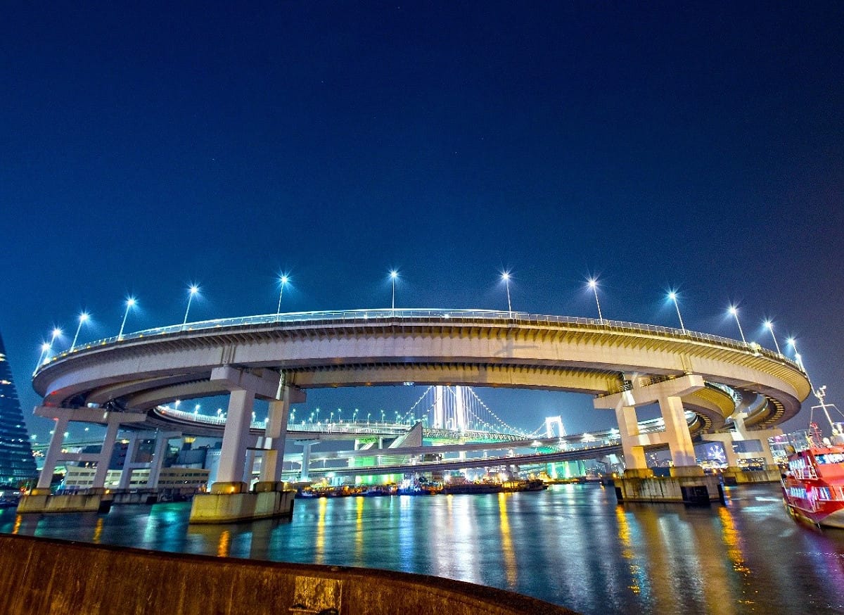 台場彩虹橋是旅人們到東京一定會造訪的景點。 圖：東京觀光事務所台灣辦事處／提供