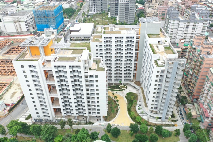 土城員和社宅空拍。 圖：新北市城鄉局提供