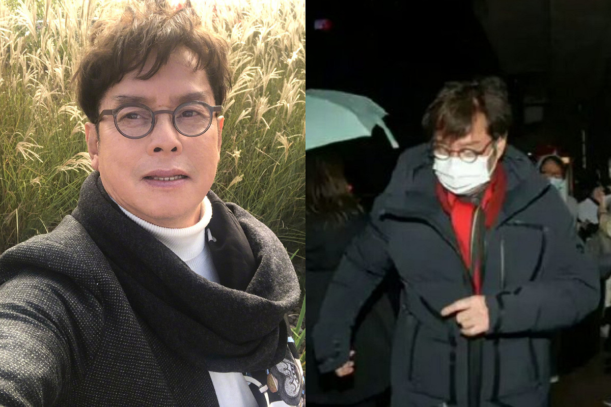 譚詠麟上月被爆料睡了23歲的女粉絲，昨(20)日晚間他首度現身，也公開回應爆料照片「我覺得那個不是我」。 圖：翻攝自微博