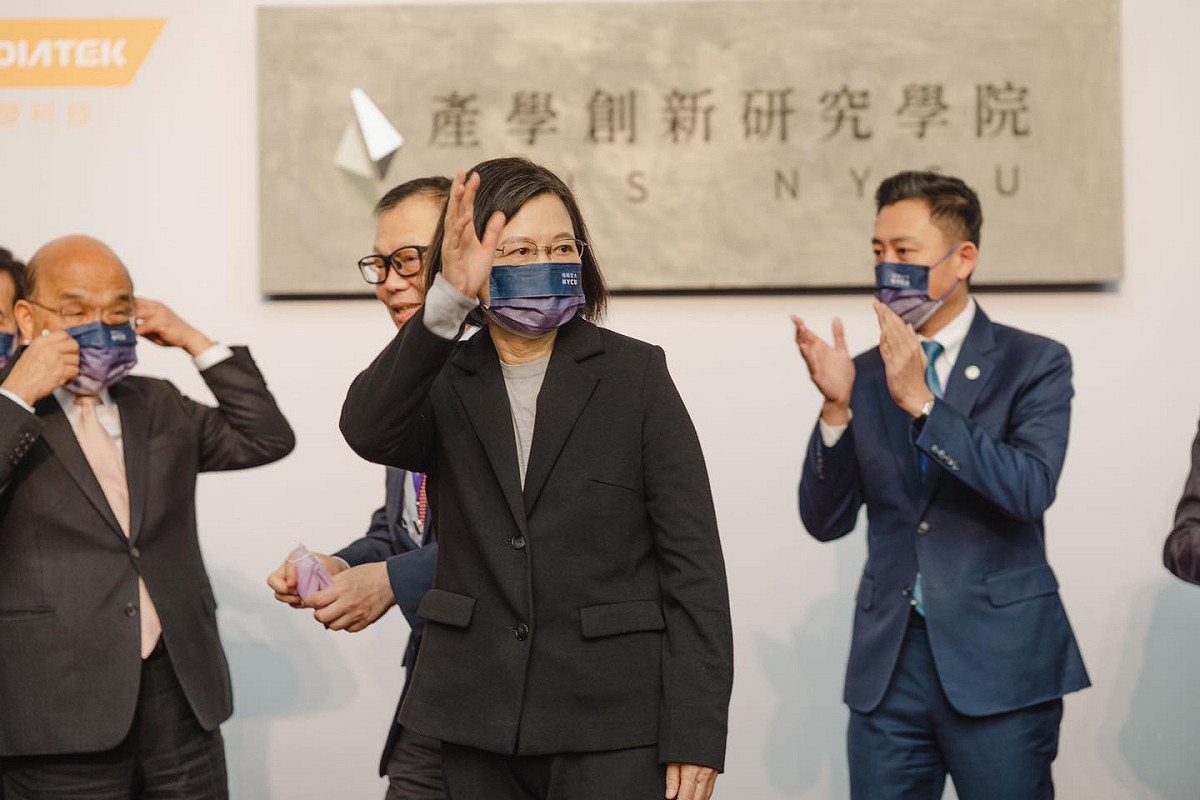 總統蔡英文。 圖：翻攝林智堅臉書