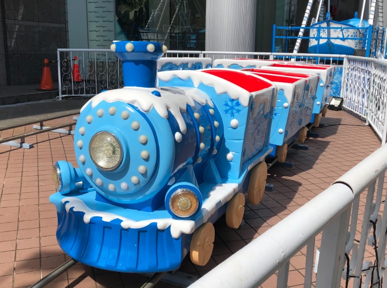五股心環原童樂會-小火車。 圖：五股區公所提供
