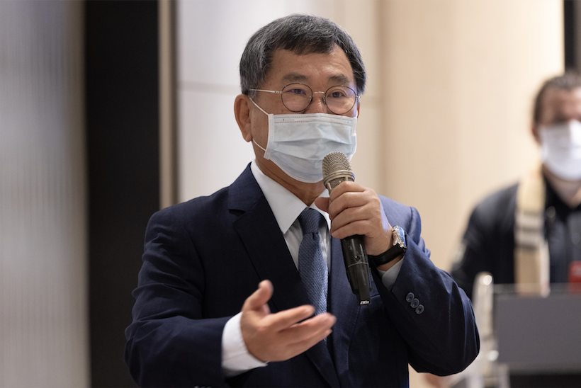 民進黨立委陳明文對黃國昌提告恫嚇。 圖：台灣世代教育基金會／提供（資料照）