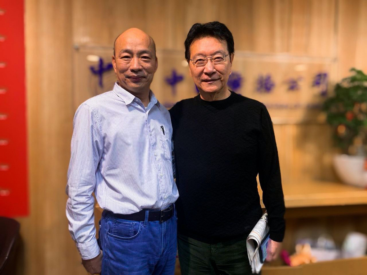 趙少康祝福韓國瑜新書出版順利。 圖:趙少康臉書