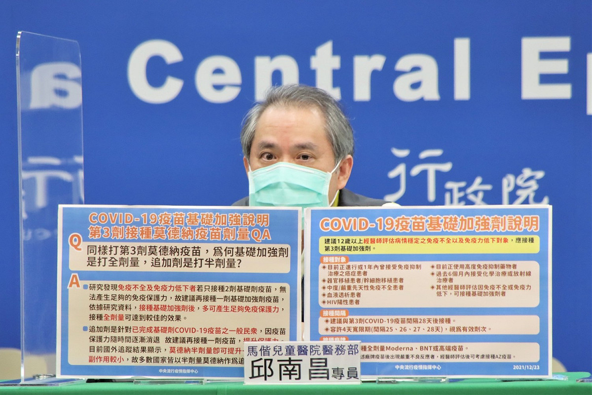 馬偕兒童醫院醫務部專員邱南昌 中央流行疫情指揮中心/提供