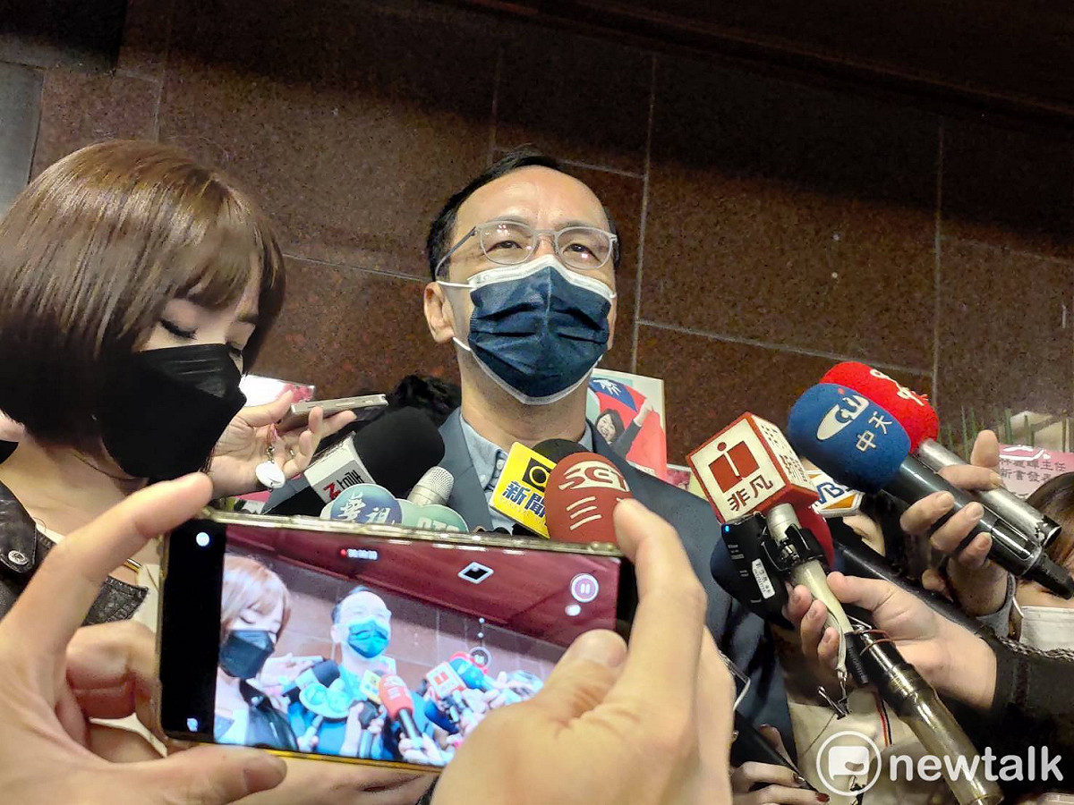 國民黨主席朱立倫。 圖：黃建豪/攝