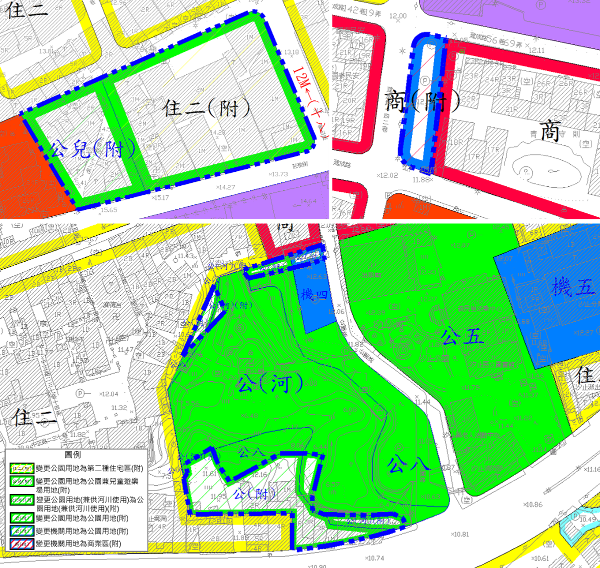 公(河)、公八(汐止公設案)。 圖：新北市城鄉局提供