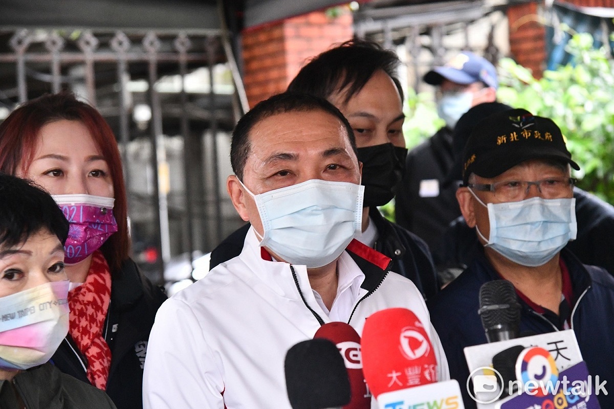 對於外傳朱立倫可能親征高雄市長選舉一事，侯友宜表示，尊重每個人的決定。 圖：林昀真／攝