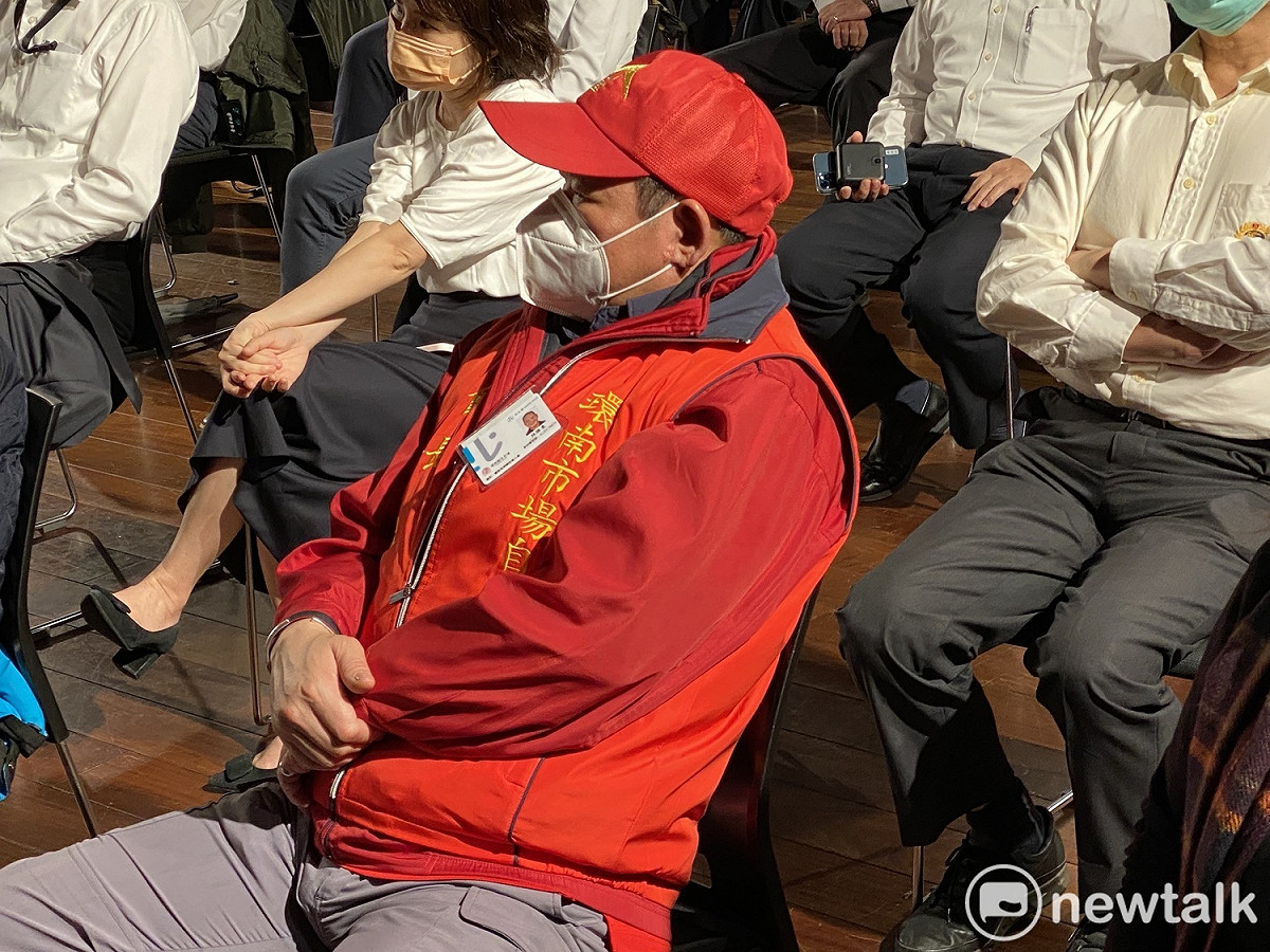 環南市場攤商自治會會長林勝東。 圖：周煊惠 / 攝