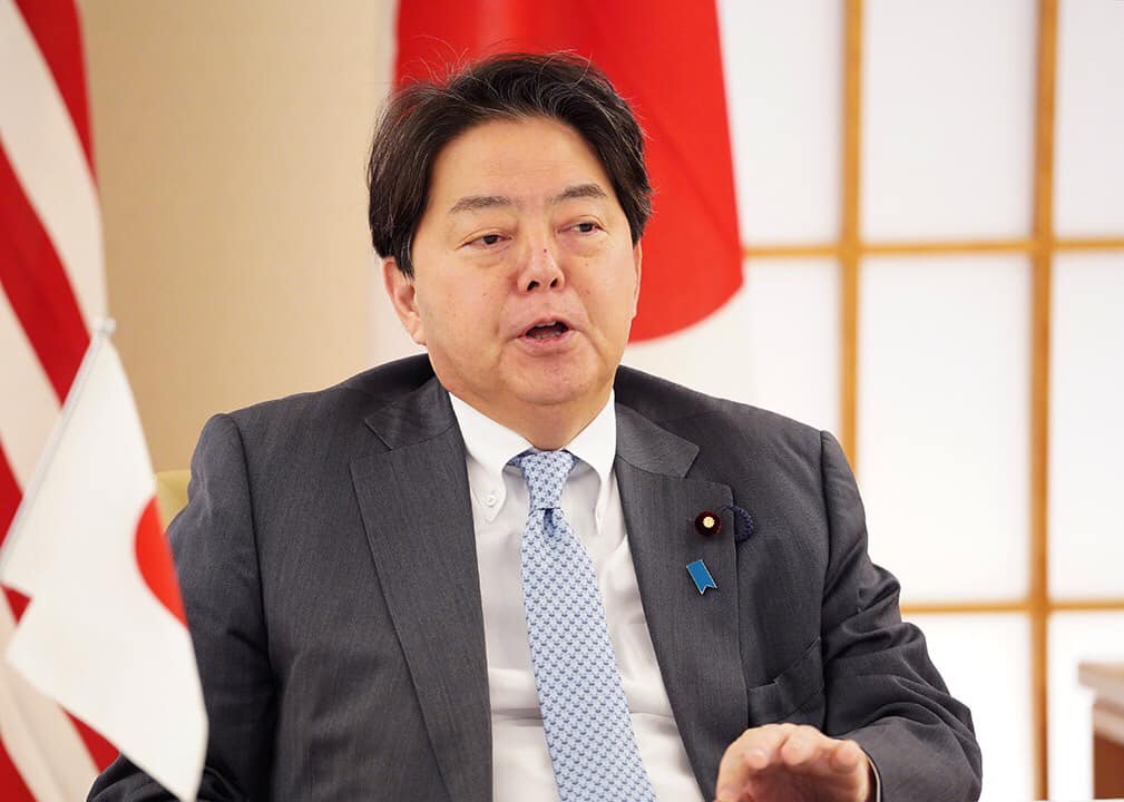 日本外務大臣林芳正。 圖：翻攝林芳正臉書（資料照）