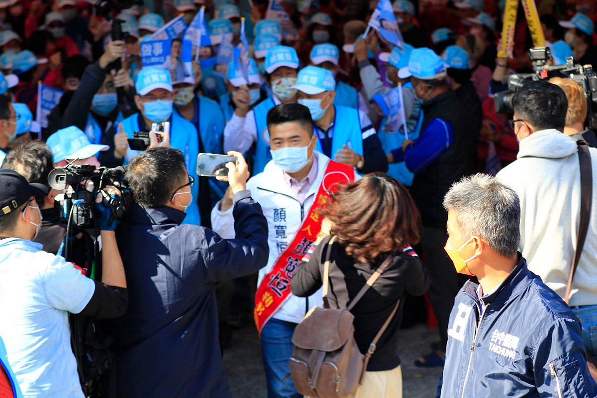 台中第二選區立委補選國民黨候選人顏寬恒。 圖 : 取自顏寬恒臉書（資料照）