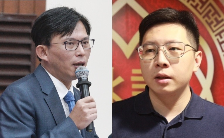 前立委黃國昌、桃園市前議員王浩宇。 圖：張良一、林昀真／攝 （資料照）