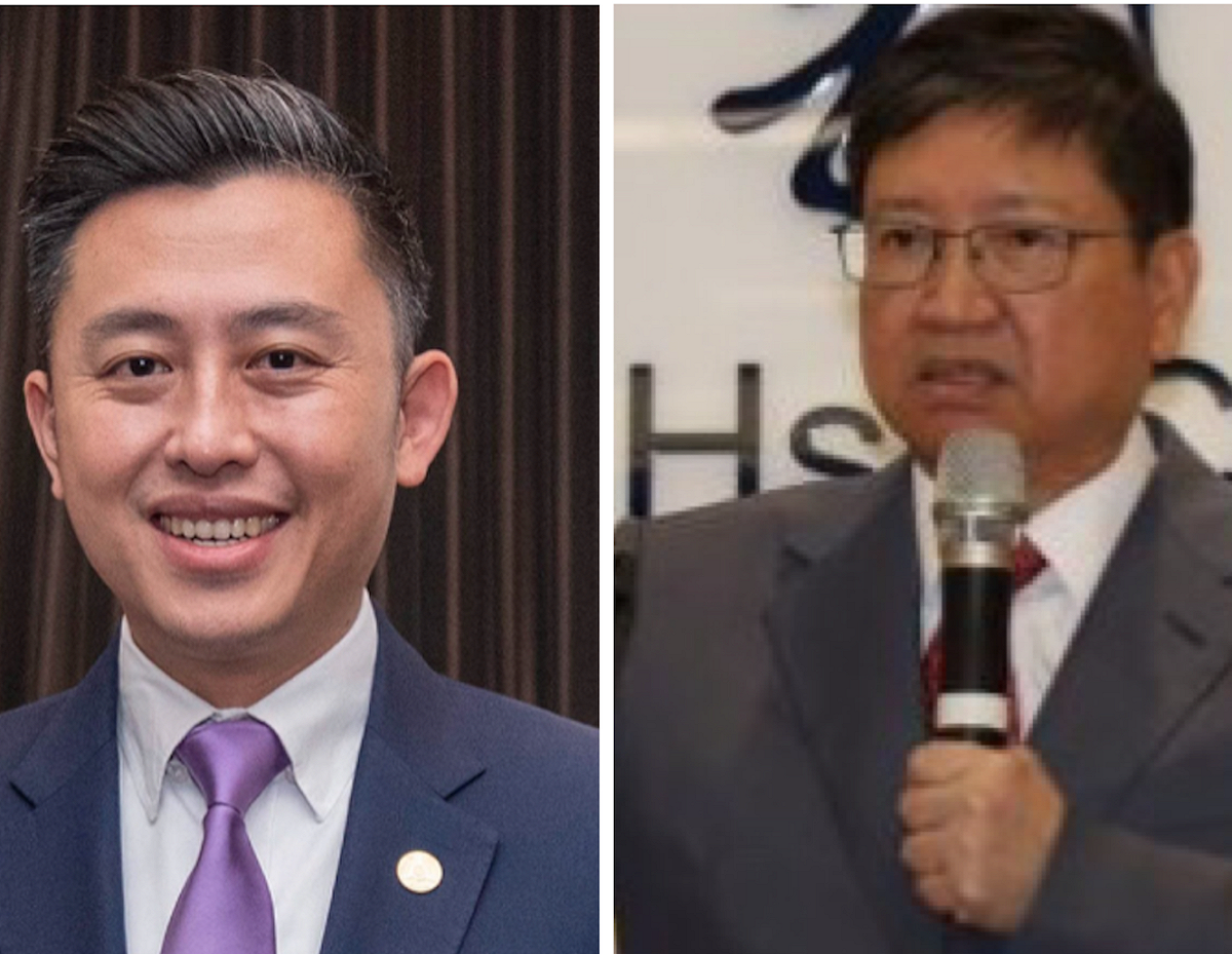 竹竹併議題持續延燒，林智堅宣布放棄參選2022，楊文科表示尊重 圖/取自新竹縣政府、林智堅臉書 新頭殼合成