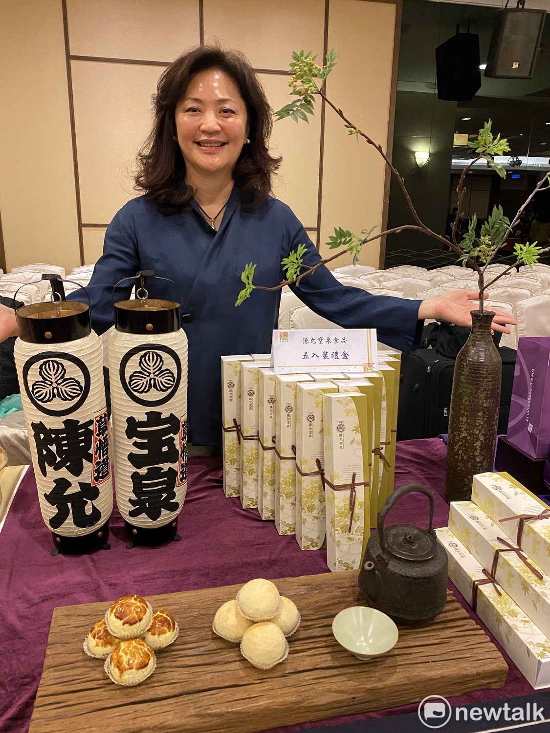 台中知名的陳允寶泉加入寶島伴手禮旗鑑店。 唐復年/攝
