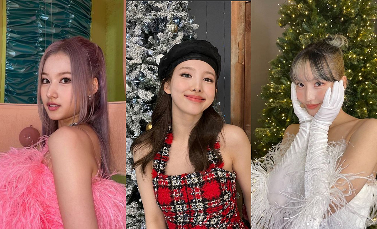 TWICE成員Sana、娜璉和Momo(左至右)，分別是第24、50、68名。 圖：翻攝自IG/twicetagram