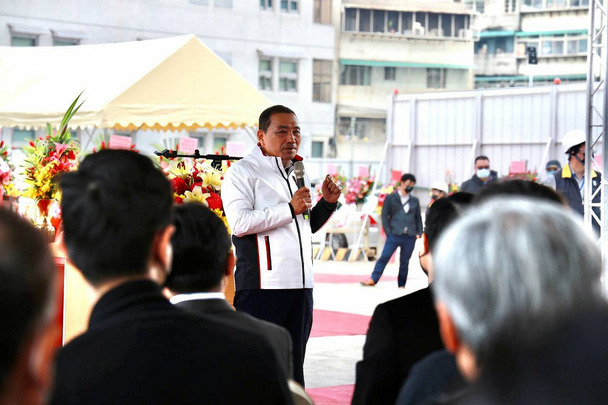 侯友宜致詞。 圖：新北市都更處提供