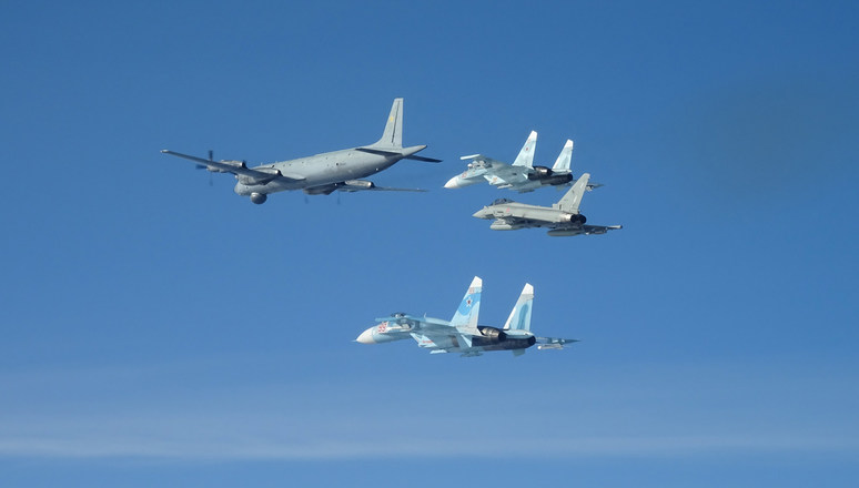 北約戰機最近常在烏克蘭與俄羅斯邊界附近巡邏，以嚇阻俄軍勿進犯烏克蘭。 圖 : 翻攝自 nato.int（資料照）