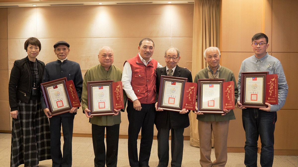 傳藝之光！新北市無形文化資產保存者再添5人。 圖：新北市文化局提供