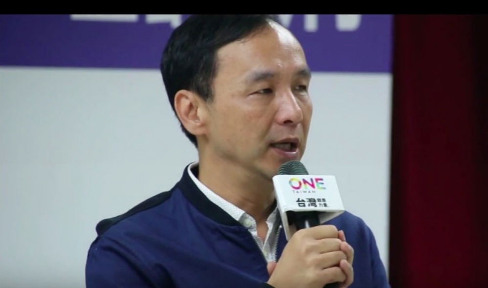 國民黨總統候選人朱立倫25日表示，他還是很關心新北市政。 圖：翁嫆琄/攝