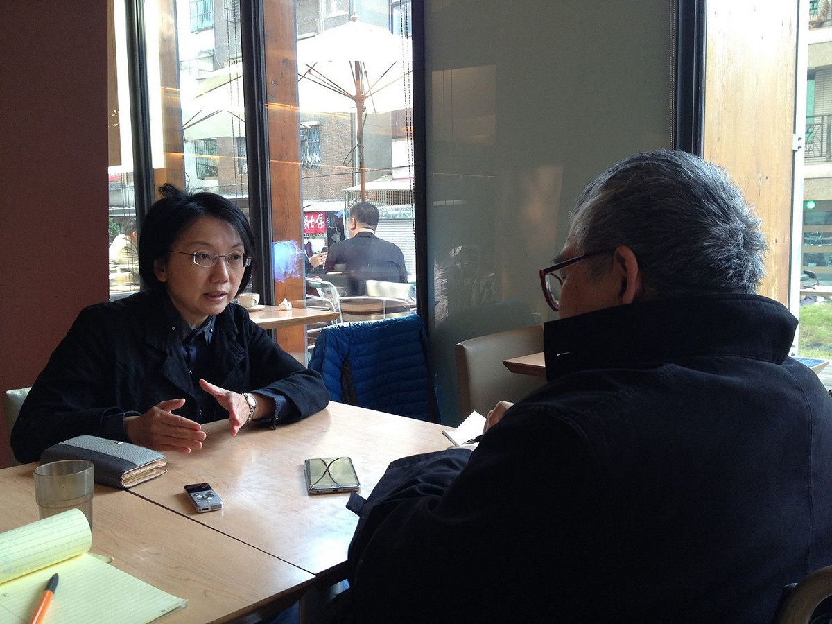 代表綠社盟投入台北市第6選區立委選舉的范雲。 圖：陳季芳/攝