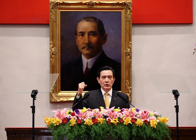 總統馬英九1日的元旦文告指出，「活路外交」並不是消極的不作為，而是停止與中國在國際社會無謂的挖角戰。 圖：總統府提供