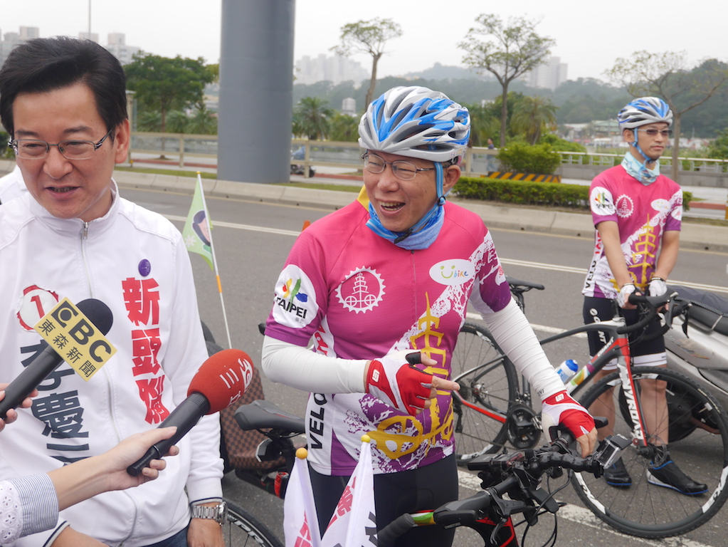 台北市長柯文哲2日上午出席「雙城計畫首都練習曲」記者會。 圖：劉奕霆/攝