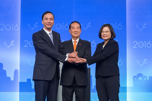 據國民黨4日公布的民調，蔡英文及朱立倫間的支持度差距縮至8%。 圖：三立電視提供