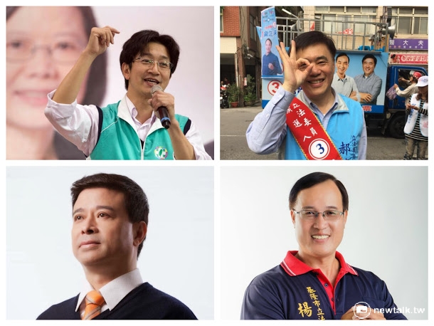 國民黨立委候選人郝龍斌辦公室4日公布最新民調，郝跟對手蔡適應的支持度只差1.3%。 圖：新頭殼合成照片