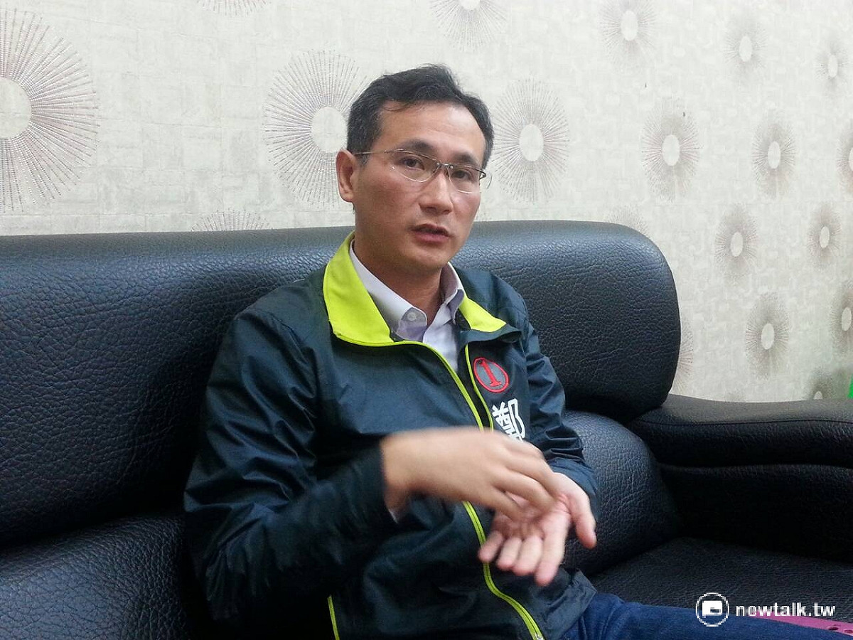 桃園第1選區民進黨立委候選人鄭運鵬自行宣布當選。 圖：新頭殼資料照片