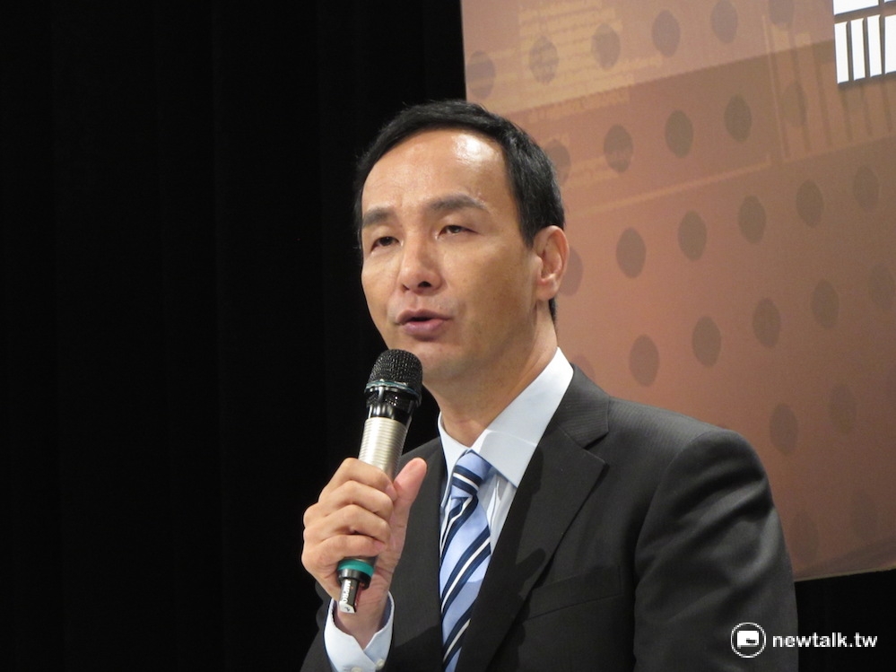 對於前總統陳水扁特赦問題，朱立倫10日表示，最重要還是要有司法程序，「現在司法程序還沒有走完，總統也沒有資格宣佈特赦。」 圖：新頭殼資料照片