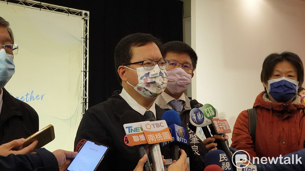 鄭文燦表示，國營事業的敦親睦鄰基金有其管理制度，各縣市都一樣，都要按照制度來進行。 圖：林昀真／攝
