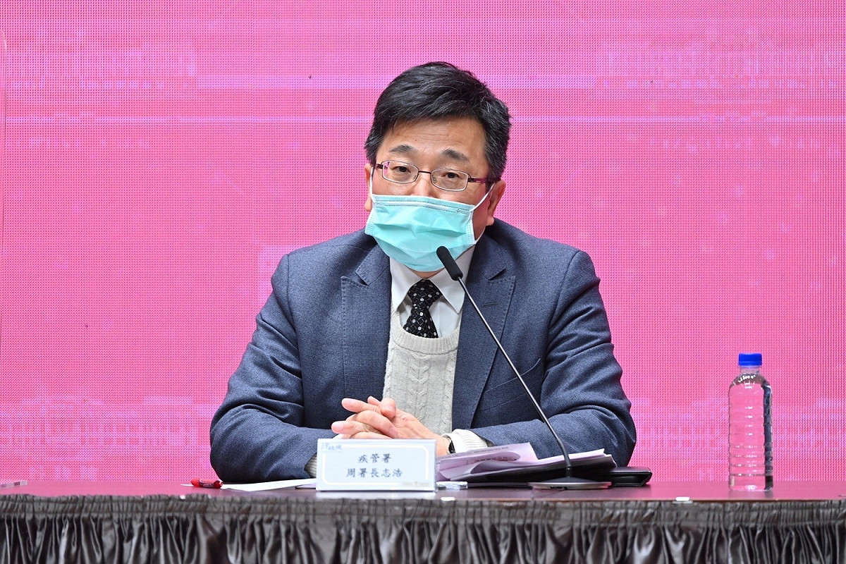 疾管署長周志浩。 圖：行政院提供