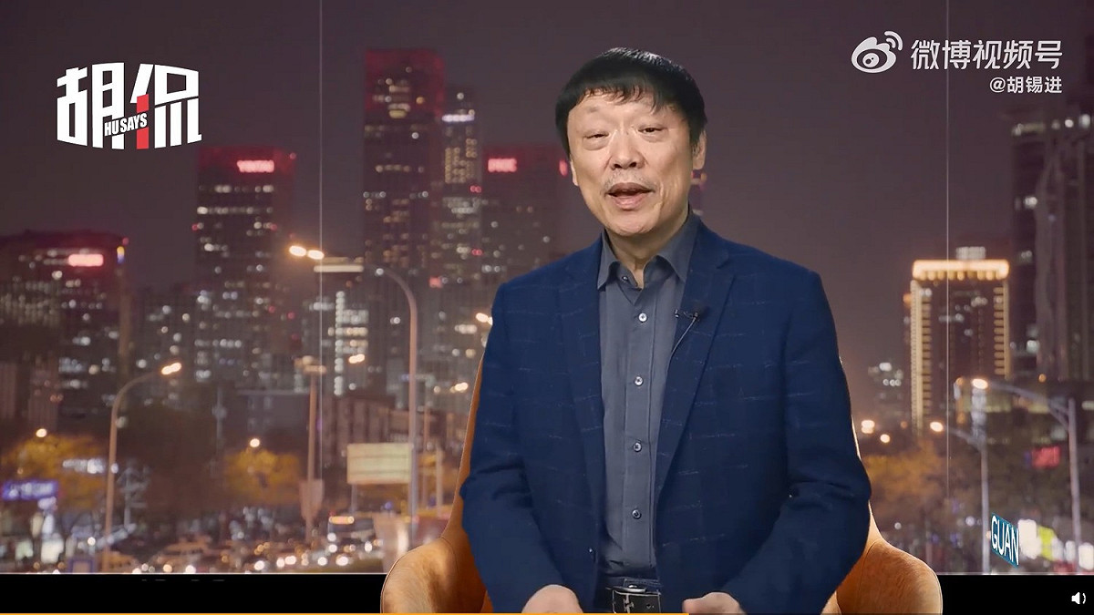 中共喉舌環球時報前總編輯胡錫進。 圖 : 翻攝胡錫進微博（資料照）