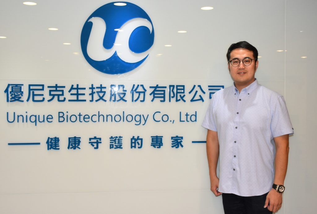 馬瑞彣26歲就創業開生技公司。 圖：孫家銘攝