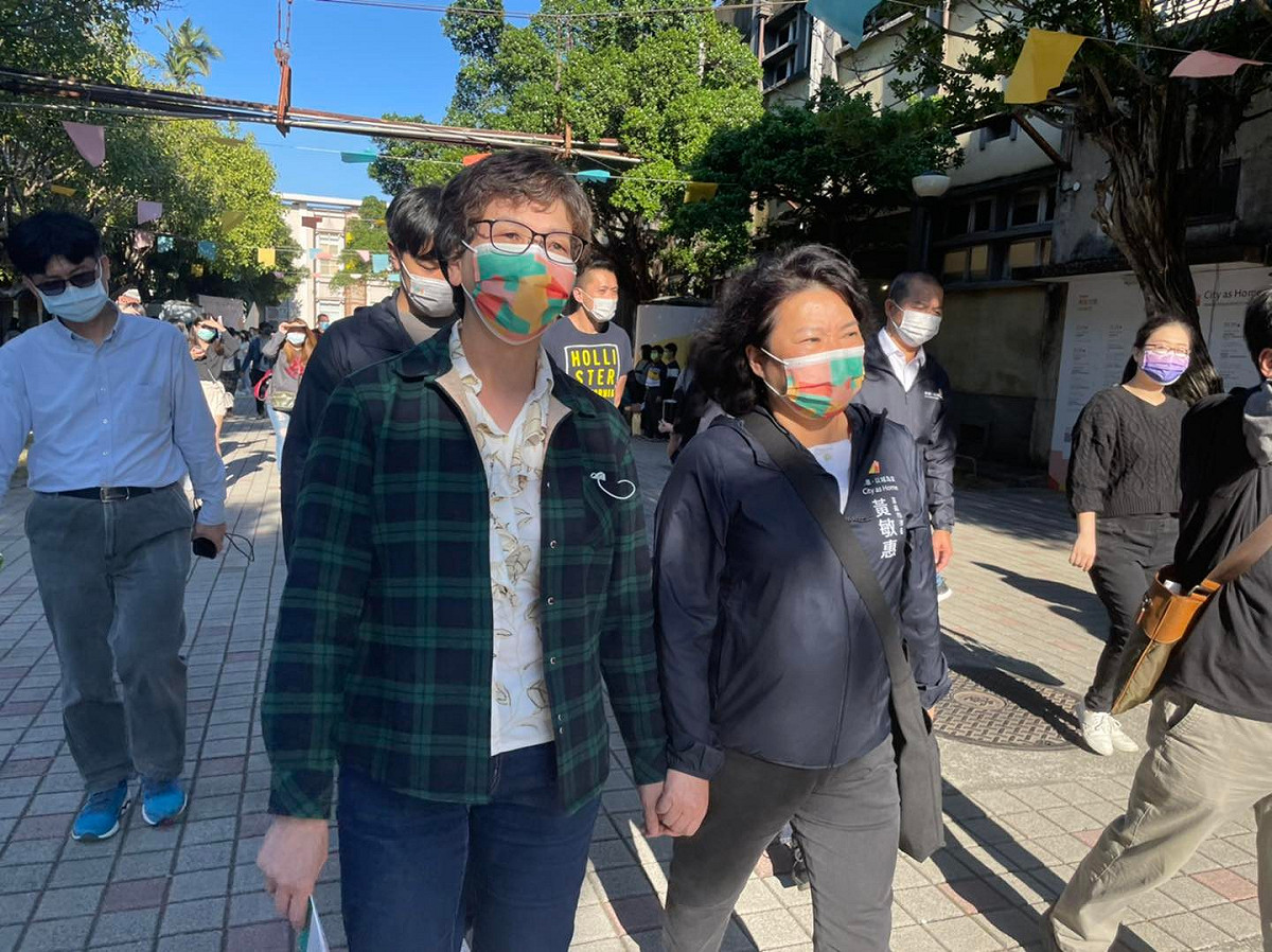 民眾黨立委蔡壁如（左）與嘉義市長黃敏惠（右）。 圖：擷取自蔡壁如臉書