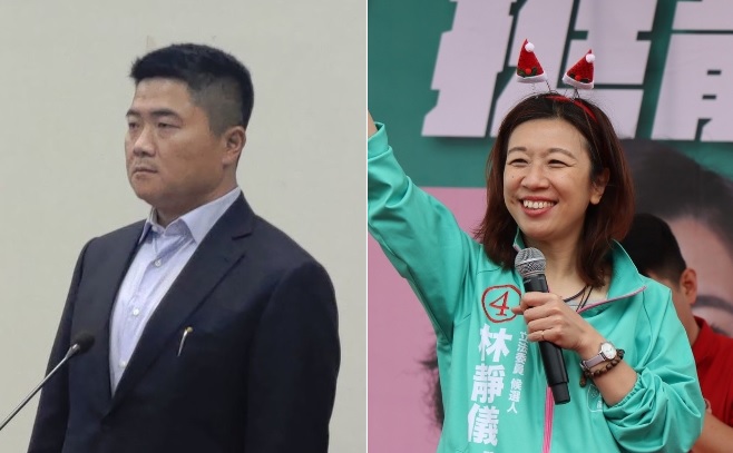 中二選區立委補選國民黨候選人顏寬恒、民進黨候選人林靜儀。 圖：新頭殼合成