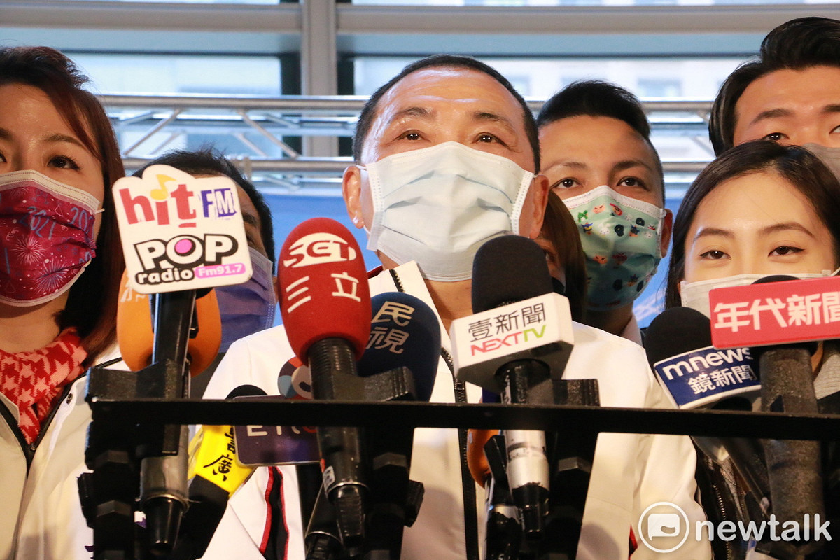 新北市長侯友宜表示，只要每個人想為國家人民做事都是一個好事。 圖：林昀真/攝