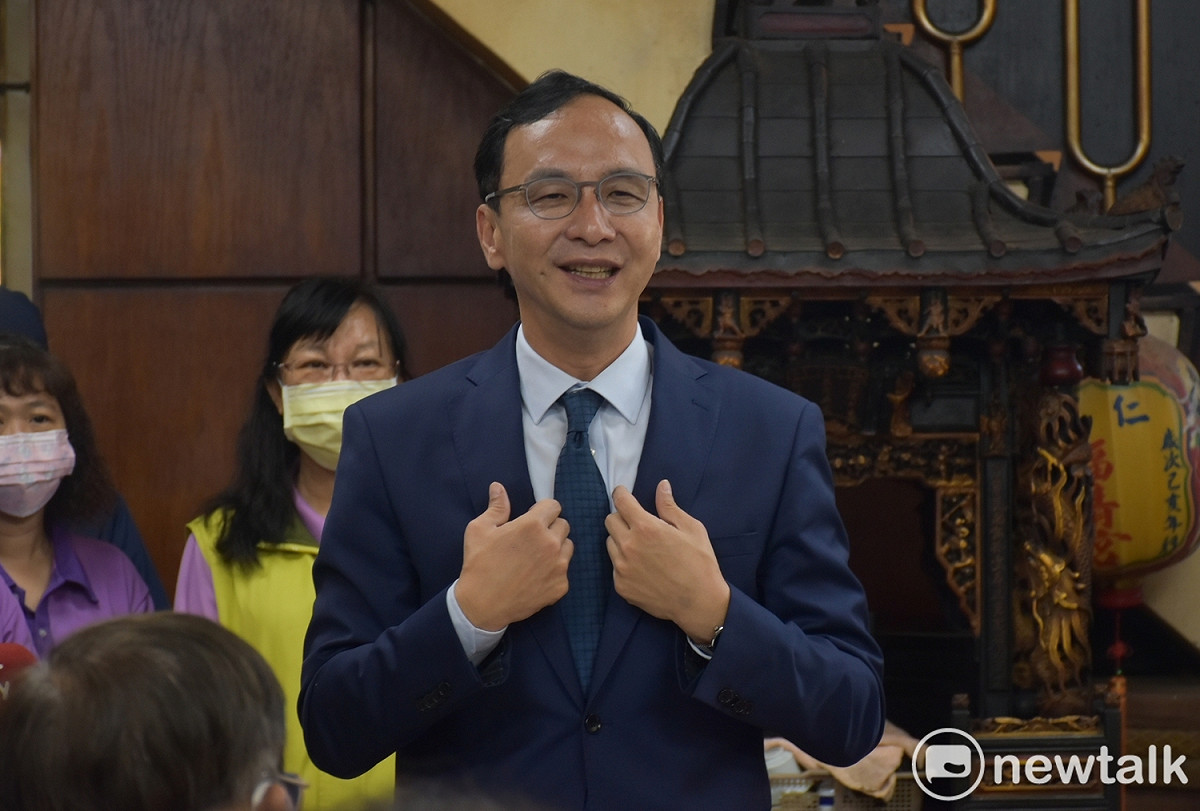 朱立倫透露農曆年後展開高雄市長候選人布局。 圖：孫家銘攝