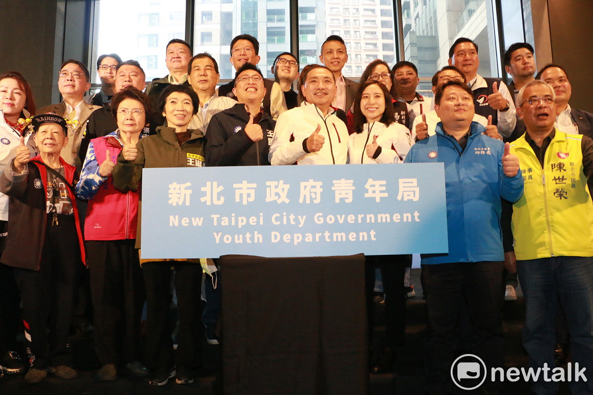 侯友宜期許青年局成立後協助青年在新北市逐夢安居樂業。 圖：林昀真/攝