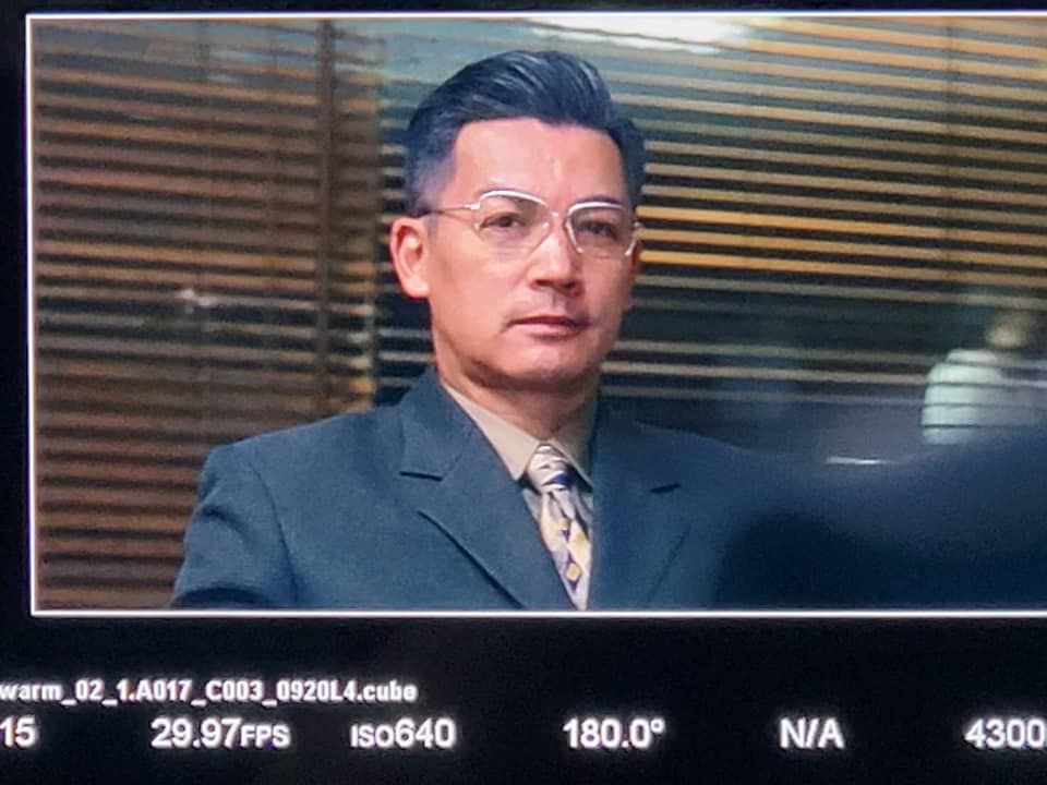 伊正在《華燈初上》第2季飾演「朱文雄」。 圖：翻攝自伊正臉書