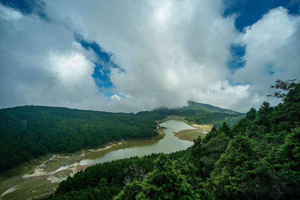 最大高山湖泊翠峰湖。 圖：取自台灣山林悠遊網