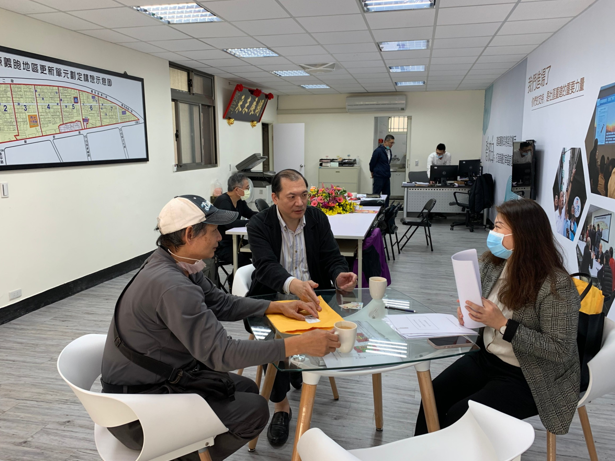 更新更好辦事處洽詢情形。 圖：新北市都更處提供