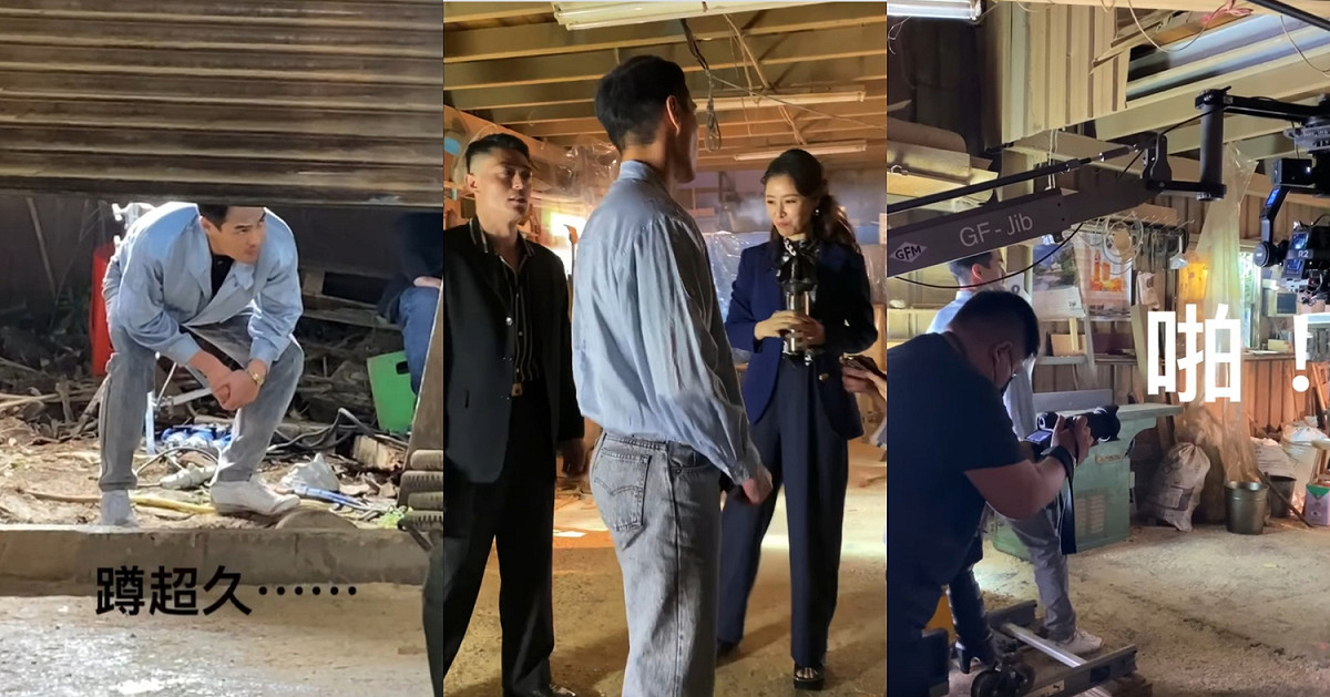 花絮影片中是飾演「馬天華」霍建華與「羅雨儂」林心如的對手戲。 圖：翻攝自楊祐寧臉書