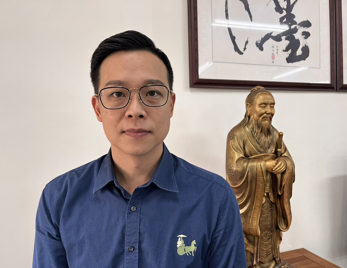 陳盈儒表示，歲末英語日闖關活動非常成功。 圖：高雄市麗澤品格實驗教育機構提供