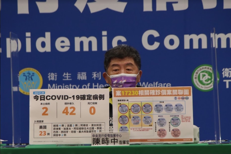 中央流行疫情指揮中心指揮官陳時中。 圖：中央流行疫情指揮中心/提供