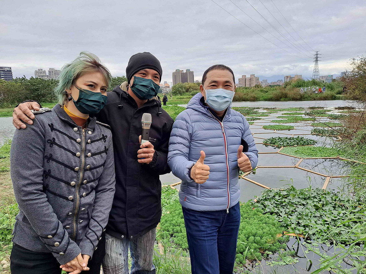 新北濕地水禮服。 圖：新北市水利局高灘地工程管理處提供