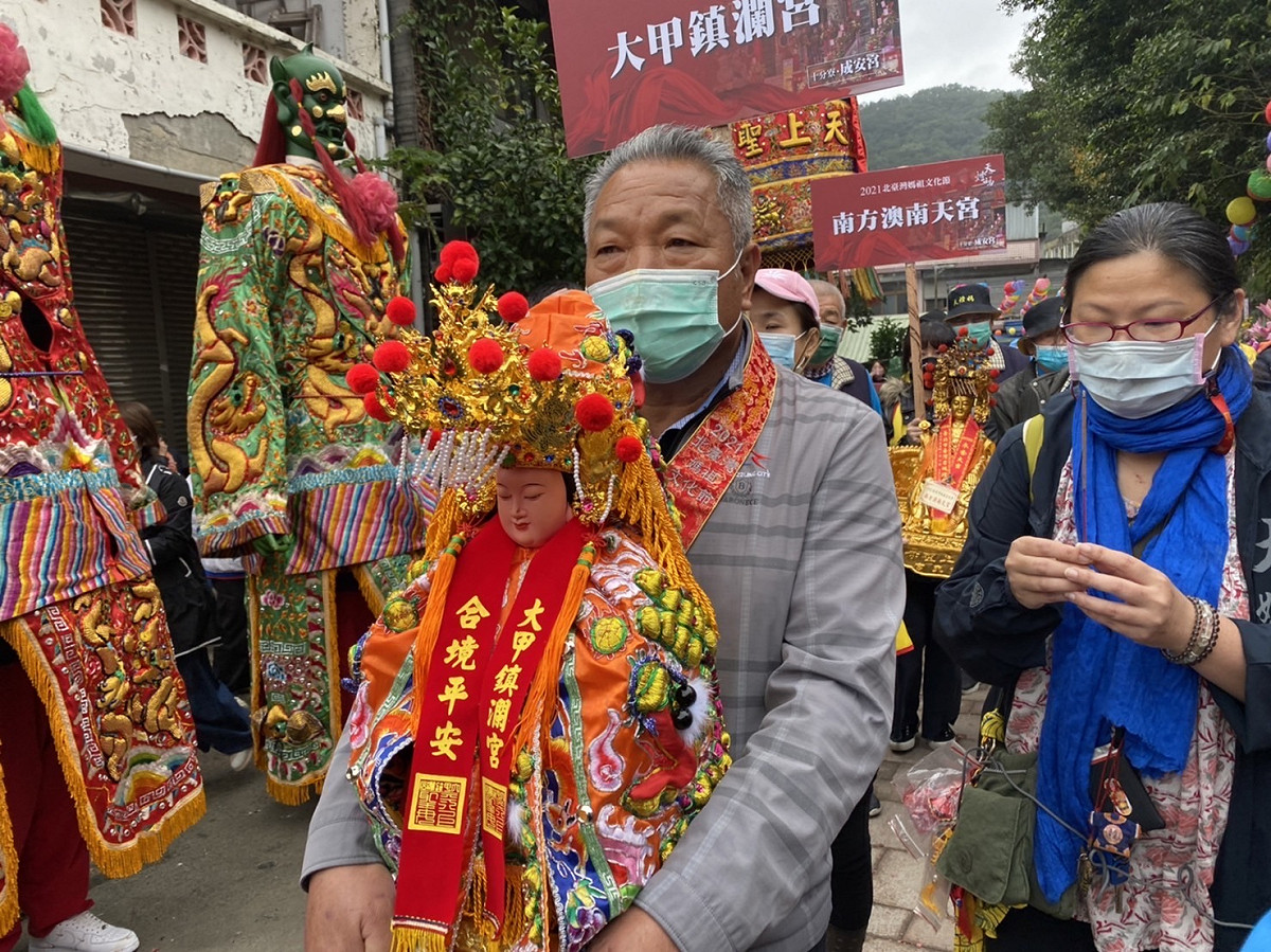大甲鎮瀾宮媽祖是「2021北台灣媽祖文化節」25參贊宮廟媽祖之一。 圖：新北市民政局提供
