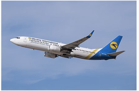 烏克蘭國際航空波音737-800。 圖：取自烏克蘭國際航空官網