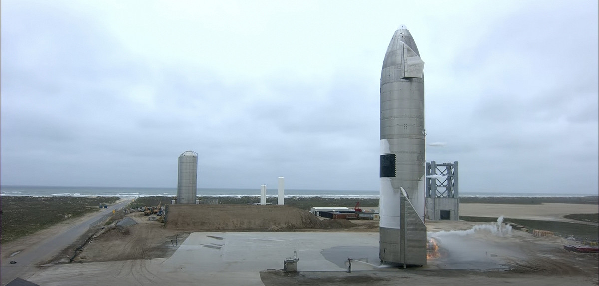 SpaceX 星際飛船SN15於去年5月試飛，並首次實現成功降落。 圖：擷取自Youtube