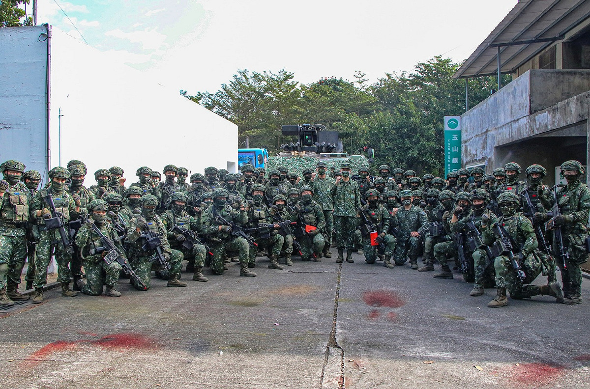 新制教召首梯報到。 圖：擷取自中華民國陸軍臉書（資料照片）
